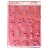 K3PTA407 - Matrita plastic A4 - 21x29cm - Figurine Baby - Stamperia