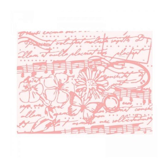 H - 661076 Placa embosare - Vintage Texture - Sizzix