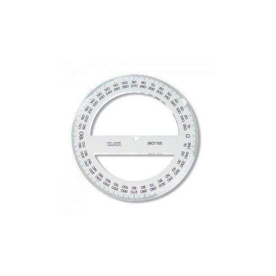 K746328 Raportor din plastic 360 grade, 125 mm - koh-I-Noor