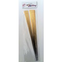 Hartie Quilling 30cm- 3mm-100 fasii - aurie