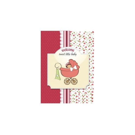 N0008 Felicitare - welcome baby - visinie - LIBR