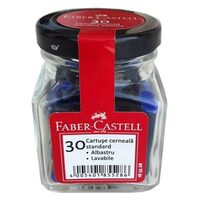 185528 Set 30 cartuse cerneala albastre mici Faber Castell