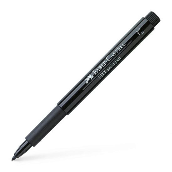 199 Pitt Artist Pen 1.5mm Negru - Faber-Castell 167890