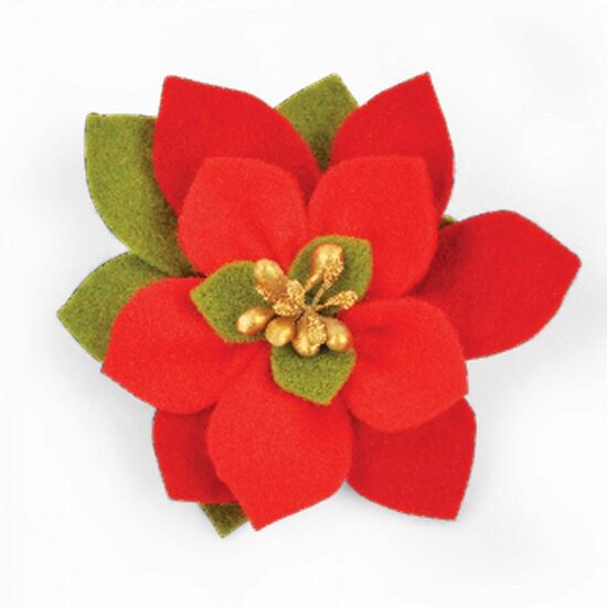 34 - 661294 Cutter Bigz Build a Bloom, Poinsettia - Sizzix