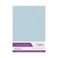 CP10-BBLUE Set 10 coli perlate A4, 300gr, Baby Blue - Crafters Companion