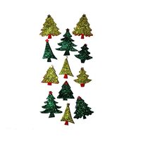 DPNB-001 Set 12 stickere 3D cu glitter Braduti - DP CRAFT