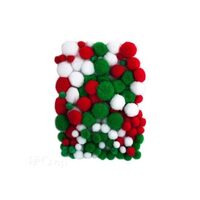 KSPO-033 Set 140 Pom-Pom diverse nuante si marimi - DP CRAFT