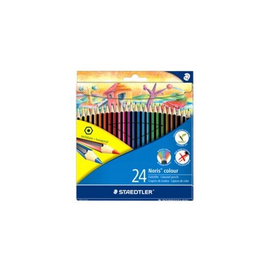 185-C24 Set 24 creioane colorate Noris Wopex - Staedtler