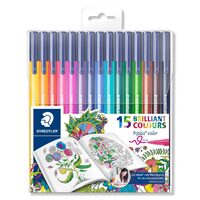 323 TB15JB Set 15 carioci Triplus- 1mm - Adult Coloring - Staedtler