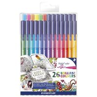 323 TB26JB Set 26 carioci Triplus- 1mm - Adult Coloring - Staedtler