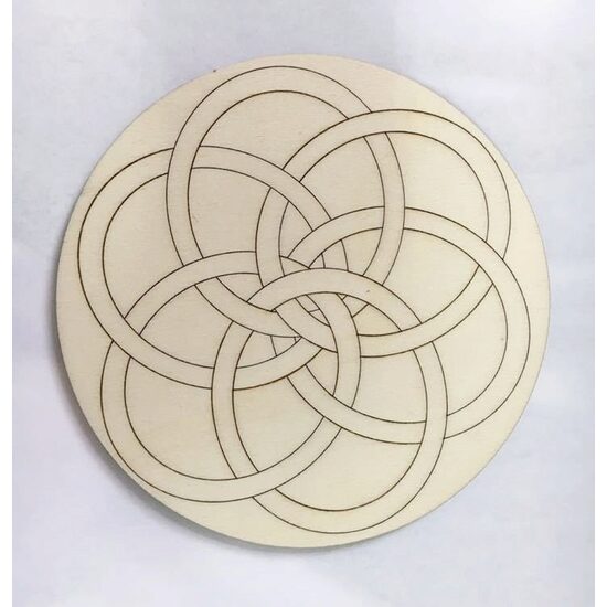 23326 Suport lemn decor, rotund, MANDALLA - model 27 Pentart