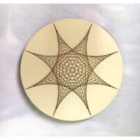 23323 Suport lemn decor, rotund, MANDALLA - model 24 Pentart