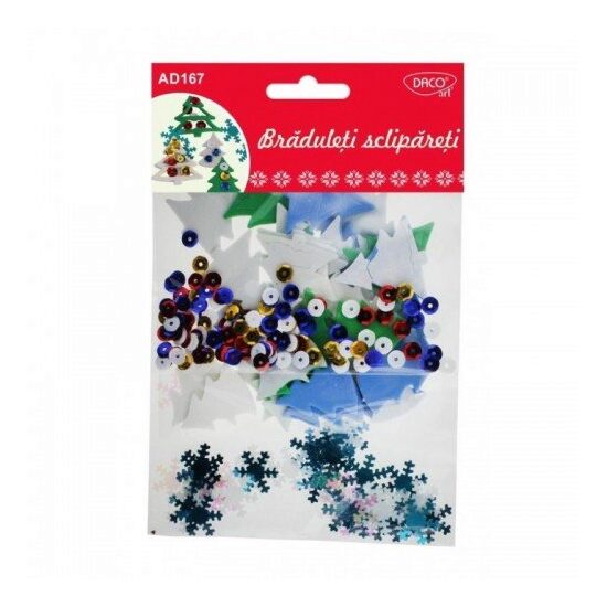 AD167 - Set 36 figurine foam - Braduleti sclipareti