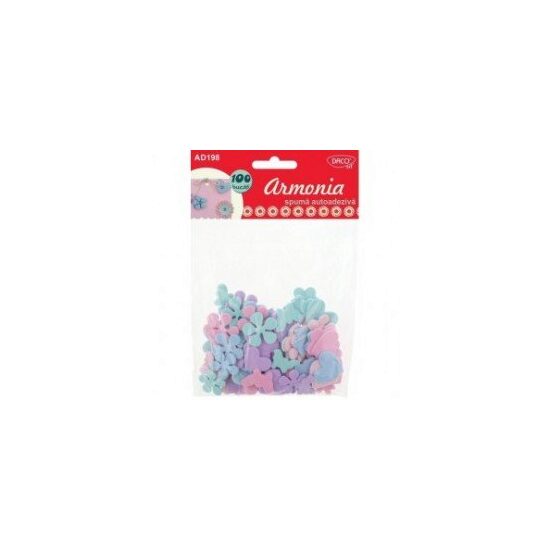 AD198 - Set 100 figurine foam autoadezive - Armonia