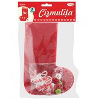 SC029 - Set creativ cizmultita din fetru pentru Craciun - Cizmulita