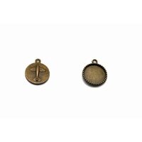 366865D - Medalion rotund bronz 18 mm - ANT-CH