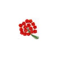 CEKP-010 - Buchet 16 trandafiri din hartie, 2 cm - rosii - DP CRAFT