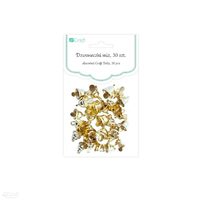 DPME-002 Set 30 clopotei metalici aurii - DP CRAFT