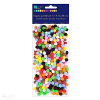 KSPO-019 - Set 380 accesorii pom-pom multicolore , 7 mm - DP CRAFT