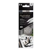 SN-IL4-ESS - Set 4 markere Spectrum Illustrator - Essentials - Crafters Companion