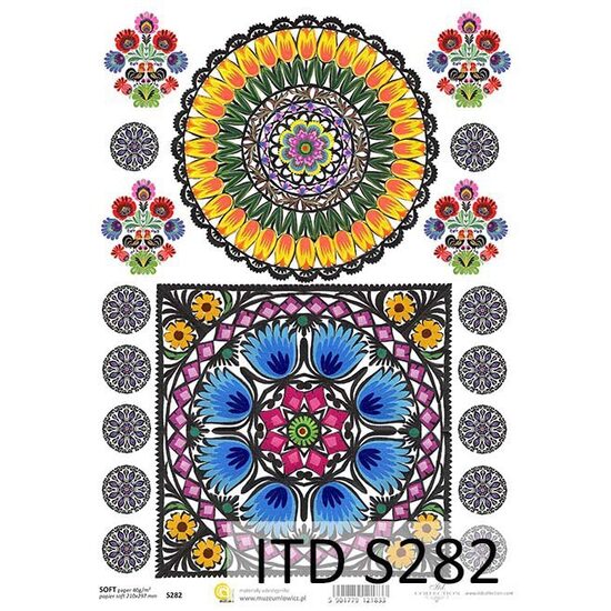 S282 - Hartie decupaj - SOFT - A4, 40gr - ITD