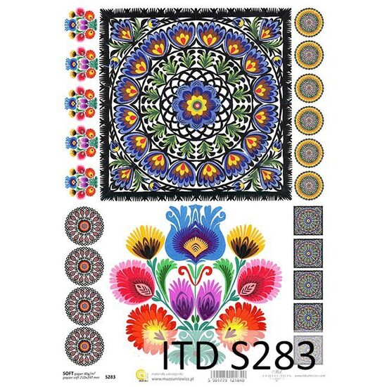 S283 - Hartie decupaj - SOFT - A4, 40gr - ITD