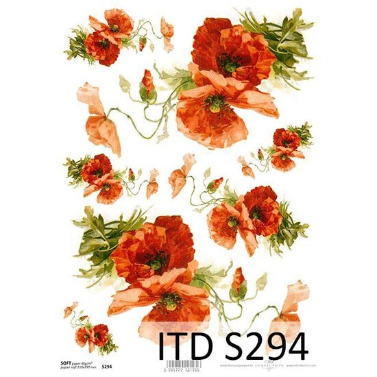 S294 - Hartie decupaj - SOFT - A4, 40gr - ITD
