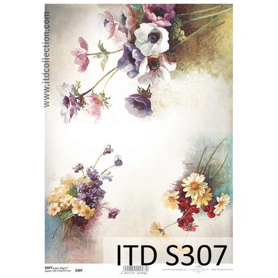 S307 - Hartie decupaj - SOFT - A4, 40gr - ITD