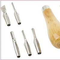 212402100 - Set 5 daltite si maner pt. linogravura - Knorr Prandel