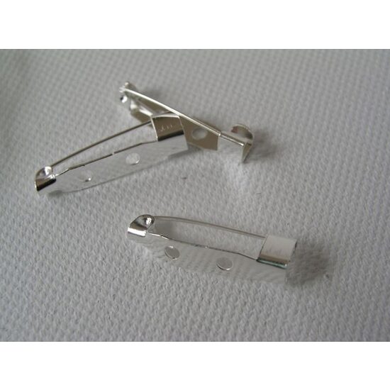 3021B - Set 10 gr ace brosa argintii - 3 cm