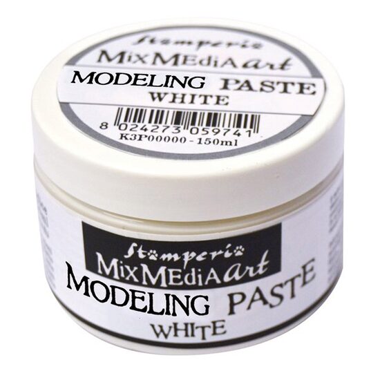 K3P38W - Modeling paste - pasta de modelat 150ml - alba - Stamperia