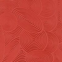 CE95012 - Placa de textura, stampila cauciuc - 9x9cm - Cernit - Spirals