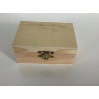 KL114 - 8012 - Cutie mini dreptunghiulara din lemn - Stamp/Pentart