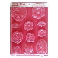 K3PTA430 - Matrita plastic A4 - 21x29cm - Roses - Stamperia