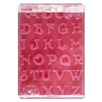 K3PTA433 - Matrita plastic A4 - 21x29cm - Capital letters - Stamperia