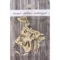 29481 - Figurine lemn - fluturi - Pentart
