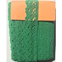 371846 - Dantela bumbac 3.5 x 18.29m - verde - ANT-CH
