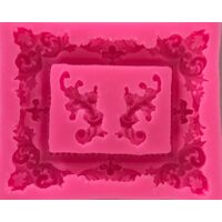 29942 Mulaj silicon - 11.2x9.5x1.5cm - rama - Pentart
