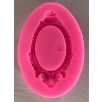 26653 Mulaj silicon oval - 5.5x8x1cm - rama ovala - Pentart