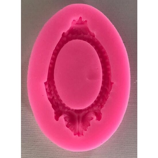 26653 Mulaj silicon oval - 5.5x8x1cm - rama ovala - Pentart