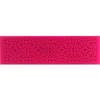 27555 Mulaj silicon dreptunghiular - 16x4.7x0.4cm - friza florala - Pentart