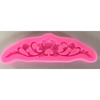 Matrita, mulaj silicon roz - element floral -27545 - Pentart