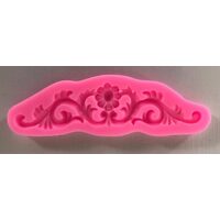 Matrita, mulaj silicon roz - element floral - 27548 - Pentart