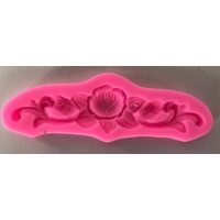 Matrita, mulaj silicon roz - element floral - 27546 - Pentart