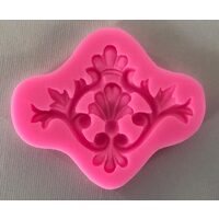 27550 Mulaj silicon roz - 9x7.5x0.8cm - element decorativ - Pentart