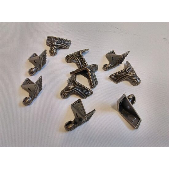 Set 12 coltare bronz 31x21mm - 27506 - Pentart