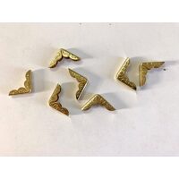27516 - Set 20 coltare aurii 21x21mm - Pentart