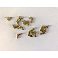 27515 - Set 20 coltare aurii 15x15mm - Pentart