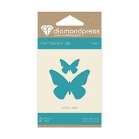 DP1248 Set 2 cuttere - Mini fashion Butterfly - Diamond Press
