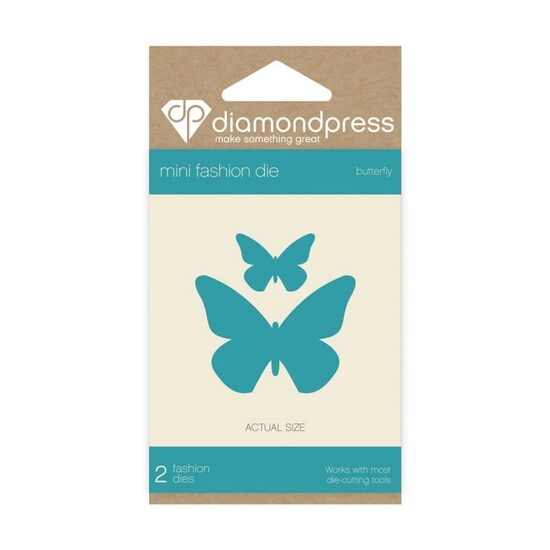DP1248 Set 2 cuttere - Mini fashion Butterfly - Diamond Press